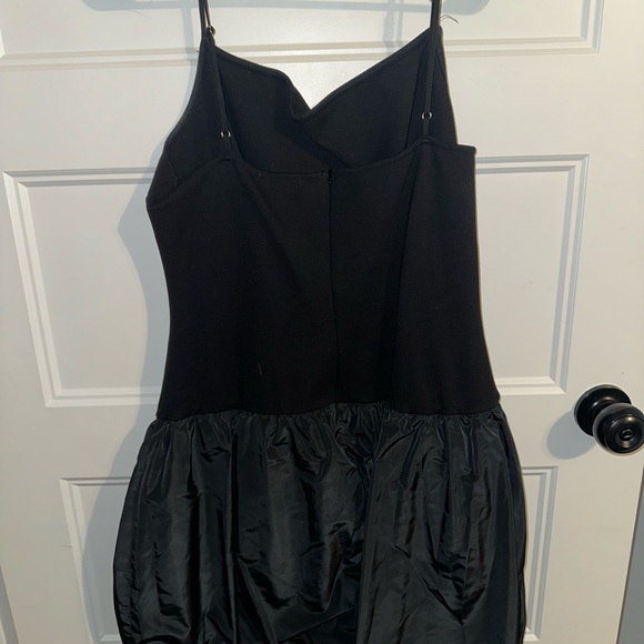 Staud Black Spaghetti Bubble Dress - Picture 2 of 9